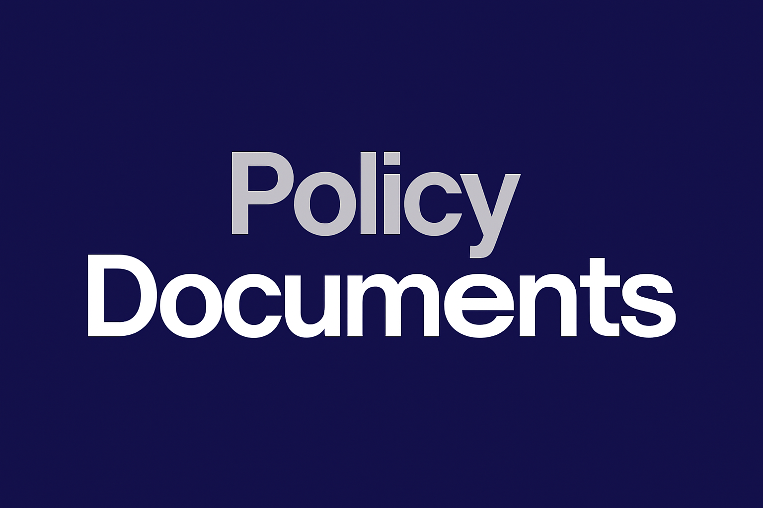 Policy Documents